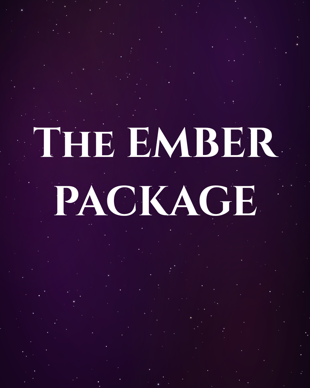 The Ember Package- Formatting & KDP