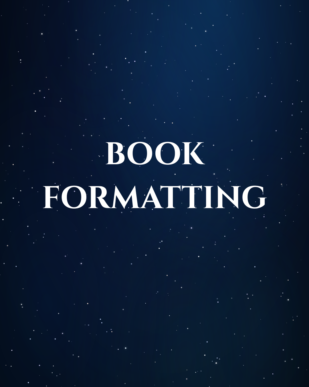 Book Formating w/PDF & Epub delivery